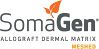 SomaGen® Meshed, Allograft Dermal Matrix